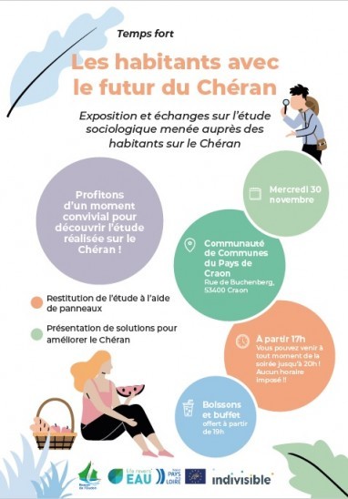 Les habitants avec le futur du Chéran