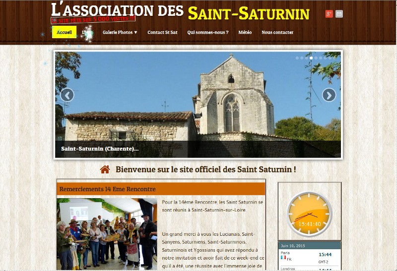 Site officiel des St Saturnin