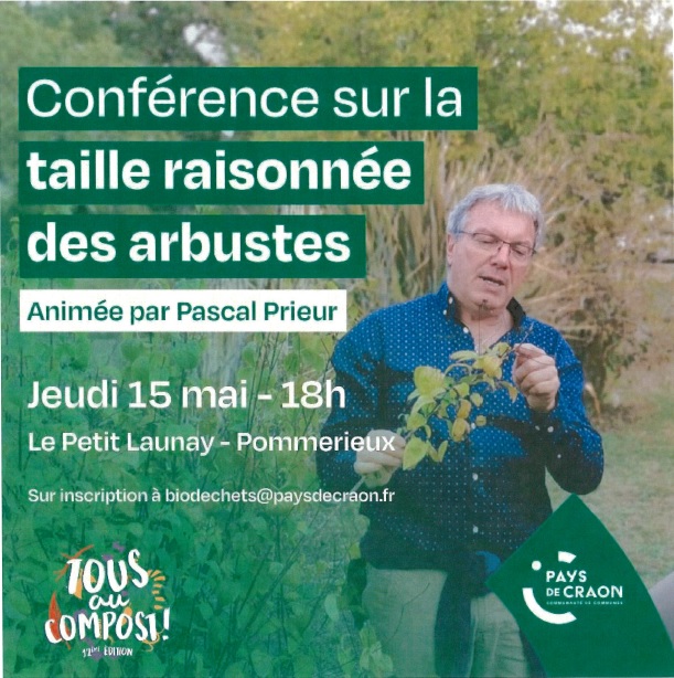 Conférence sur la taille raisonnée des arbustes