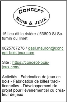 Concept bois et jeux