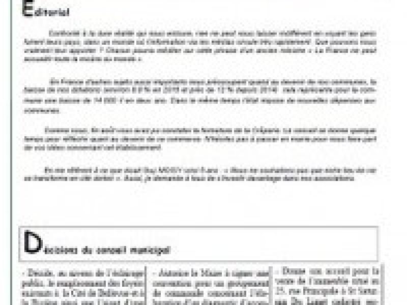 Saturn'Echo Septembre 2015