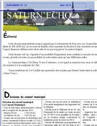 Saturn'Echo Mai 2016