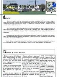 Saturn'Echo Septembre 2015